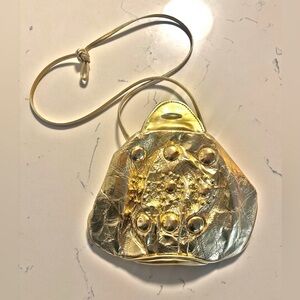 Gold Vintage Women's Purse/Handbag